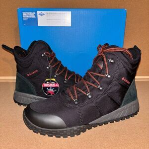 Columbia Men's Fairbanks Omni-Heat Black/Rusty Size 12 Men's